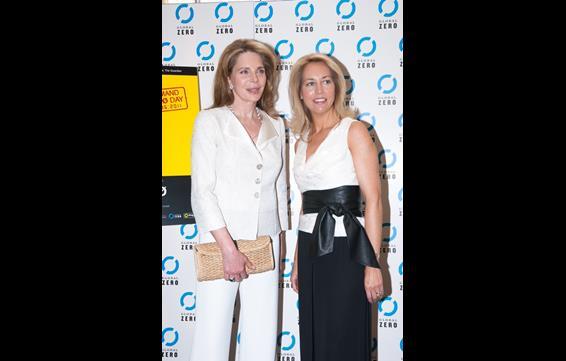 Queen Noor and Valerie Plame Wilson